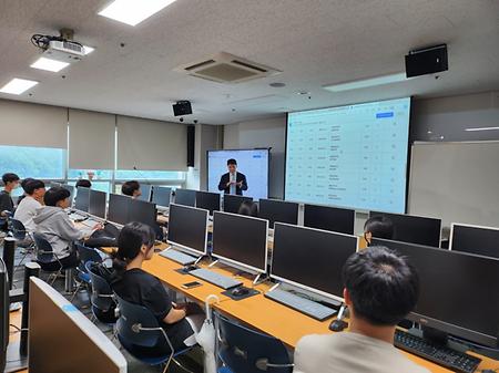 상명대 경영공학과 고등학생 연계 교육과정 진행 이미지